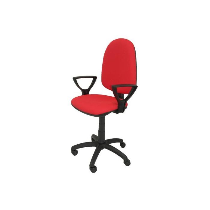 Piqueras y Crespo Silla de oficina Ayna 04CPBALI350BGOLF ergonómica asiento y respaldo acolchados color rojo 1