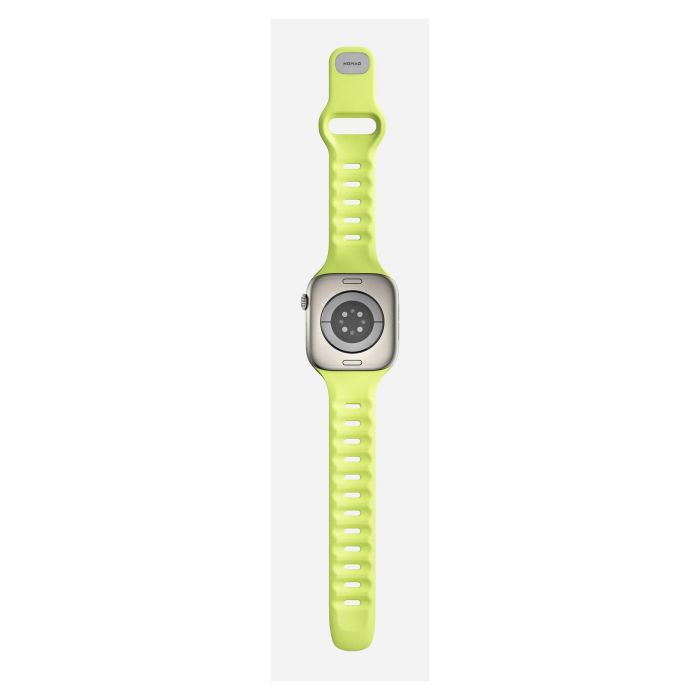 Nomad - Correa Tempo Band de Caucho para Apple Watch 41mm / 42mm, Verde Lumen, 18mm, Ajustable y Resistente al Agua 7