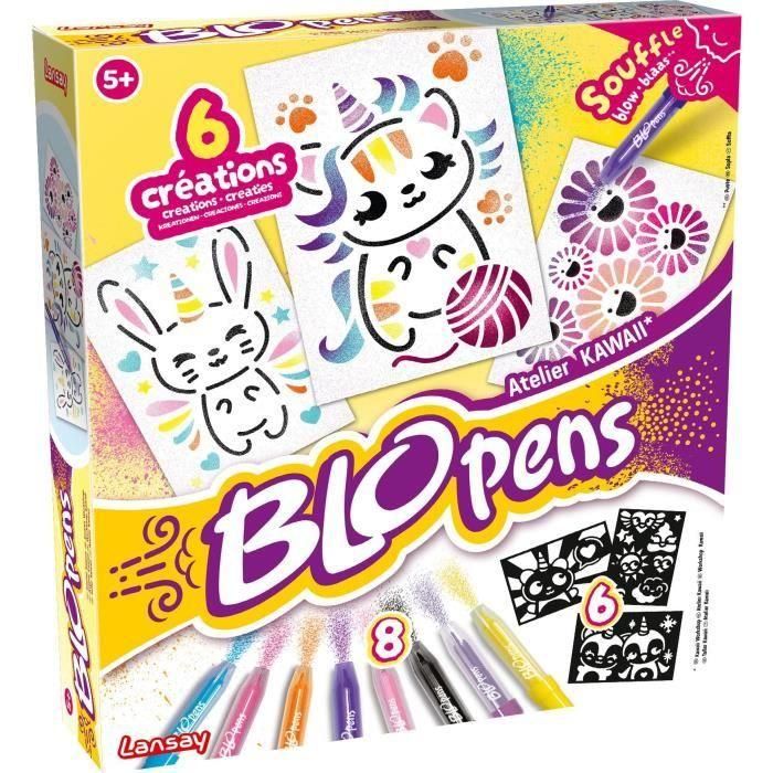 Lansay LAN3181860241219 Blopens - Taller Kawaii - Kit de Aerógrafo para Dibujar para Niños a partir de 5 años 2 Lansay LAN3181860241219 Blopens - Taller Kawaii - Kit de Aerógrafo para Dibujar para Niños a partir de 5 años 2