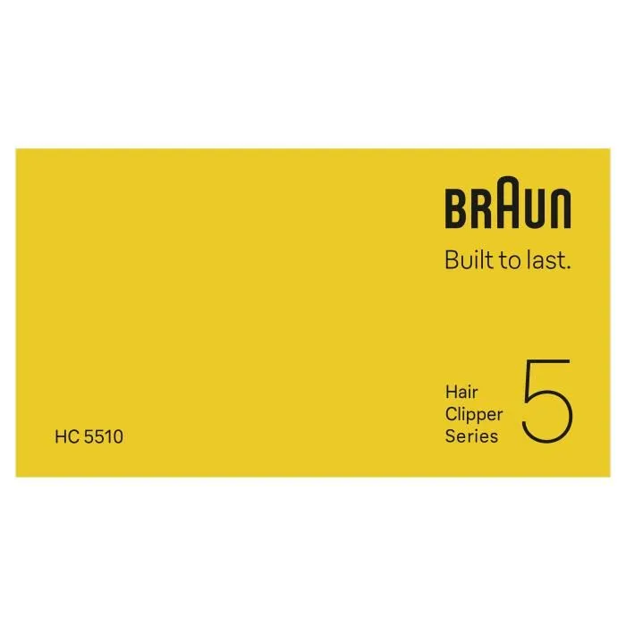 Braun HC5510 Cortapelos Inalámbrico, 50 min, 9 ajustes, Negro 4