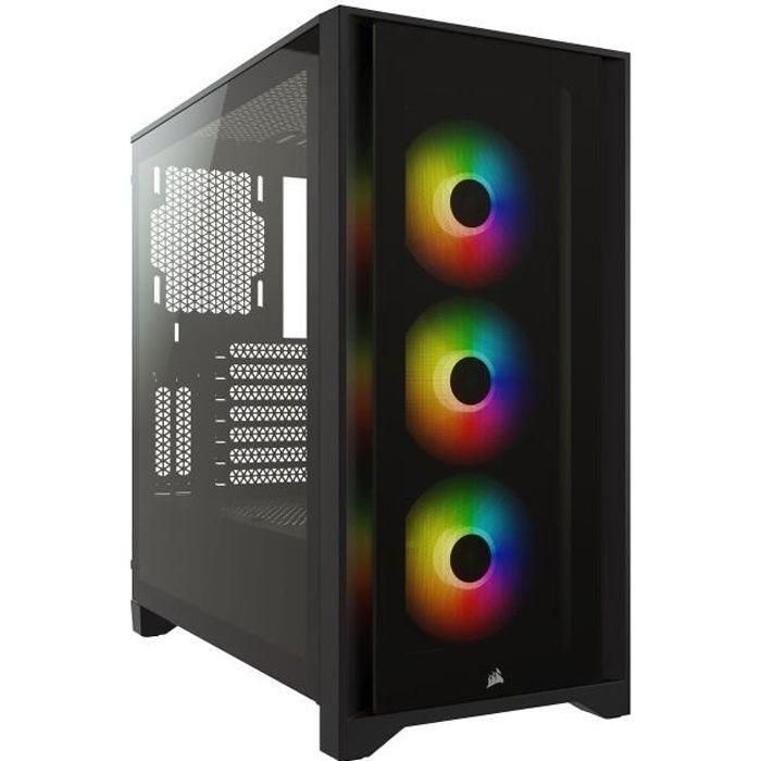 Caja Semitorre ATX Corsair iCUE 4000X RGB Negro