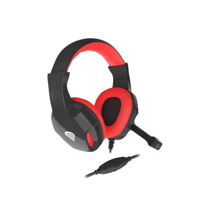 GENESIS ARGON 100 Auriculares Alámbrico Diadema Juego Negro, Rojo 3