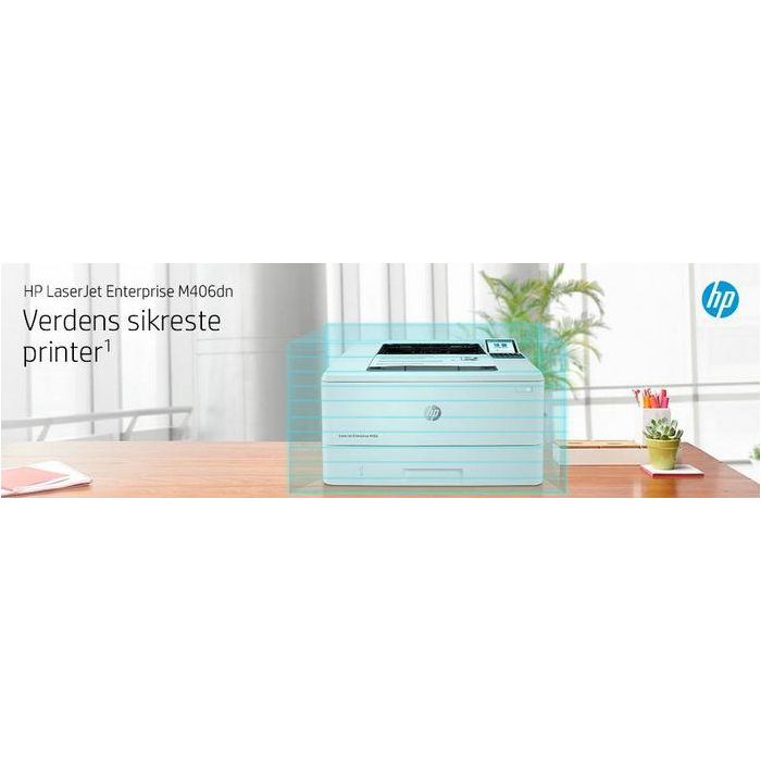 HP 3PZ15A Impresora Láser Monocromo LaserJet Enterprise M406DN | Dúplex Automático, Ethernet, 40 ppm, Seguridad Avanzada 53 HP 3PZ15A Impresora Láser Monocromo LaserJet Enterprise M406DN | Dúplex Automático, Ethernet, 40 ppm, Seguridad Avanzada 53