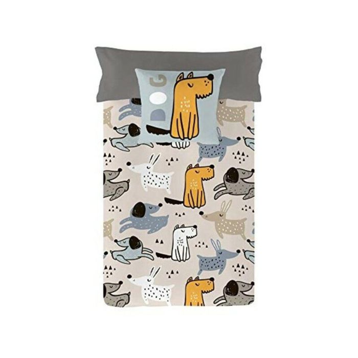 Funda Nórdica Costura Dogs Cama de 90 (150 x 220 cm) Funda Nórdica Costura Dogs Cama de 90 (150 x 220 cm)