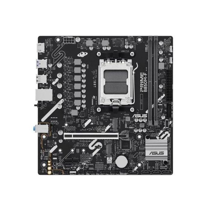 Asus PRIME B850M-F 90MB1N90-M0EAY0 Placa Base AMD AM5 B850 DDR5 128GB HDMI SATA3 M.2 GBLAN USB3.2 Micro ATX 2