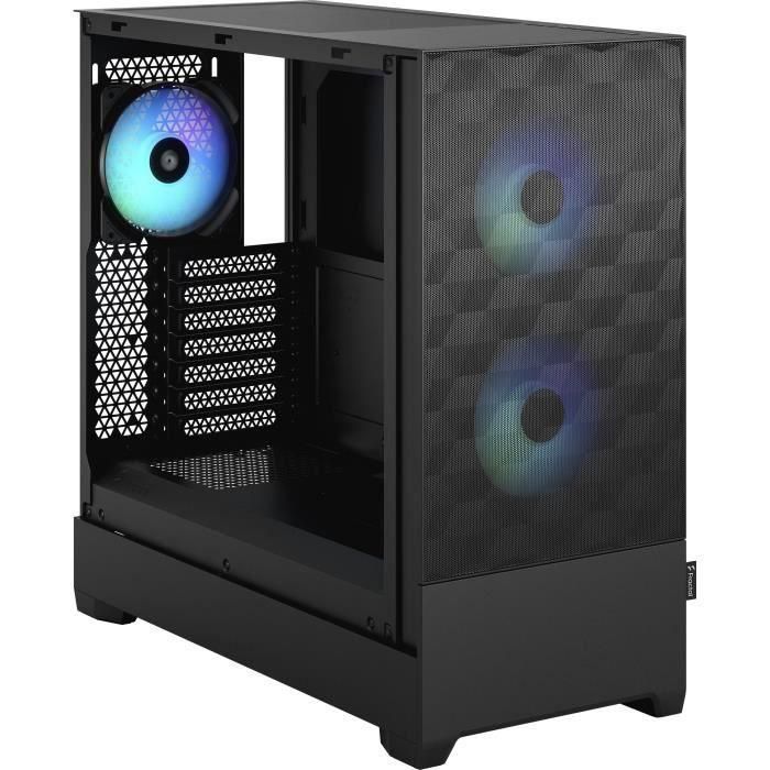 Caja PC - DISEÑO FRACTAL - Pop Air RGB Black TG - Negro (FD-C-POR1A-06)