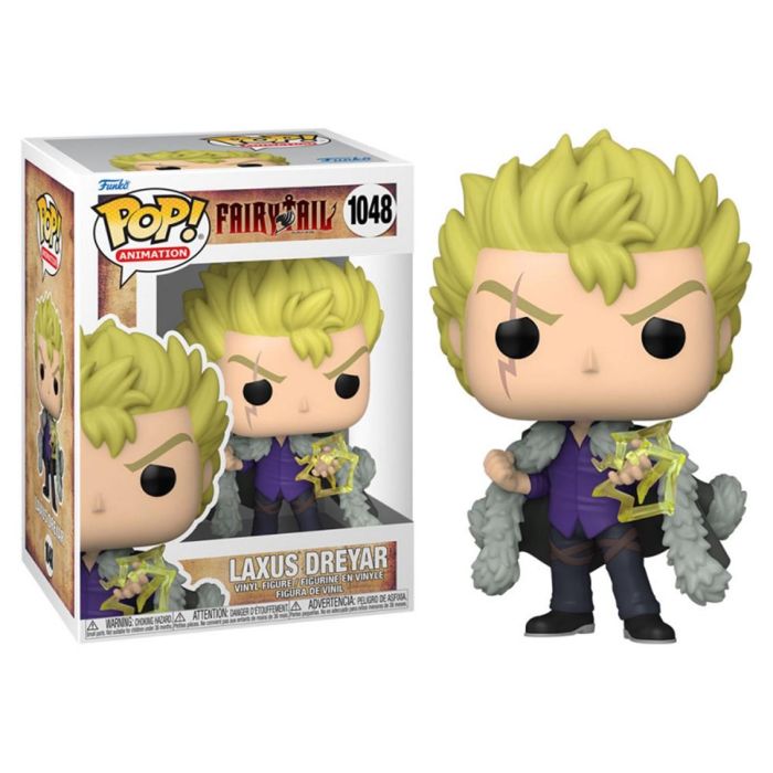 Funko Pop Figura Vinilo Laxus Dreyar de Fairy Tail, Coleccionable 9cm Funko Pop Figura Vinilo Laxus Dreyar de Fairy Tail, Coleccionable 9cm