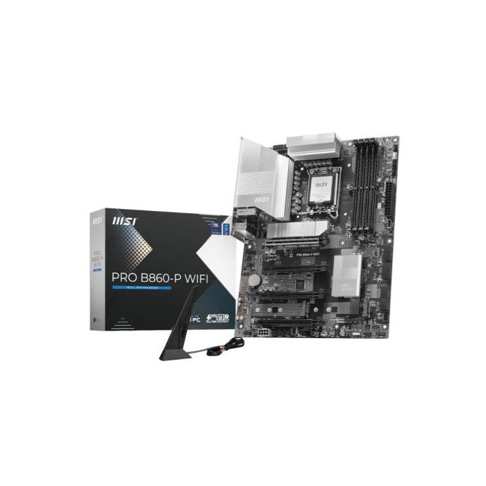 Placa MSI Pro B860-P Wifi,Intel,1851,B860,4Ddr5,Usb 10Gbps,Wifi,Atx Placa MSI Pro B860-P Wifi,Intel,1851,B860,4Ddr5,Usb 10Gbps,Wifi,Atx
