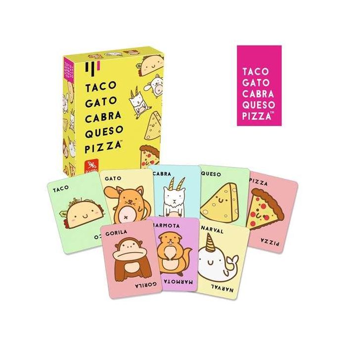 Ludilo Juego Taco, Gato, Cabra, Queso, Pizza, Juego de Cartas para 8+ Años, 64 Cartas 2 Ludilo Juego Taco, Gato, Cabra, Queso, Pizza, Juego de Cartas para 8+ Años, 64 Cartas 2