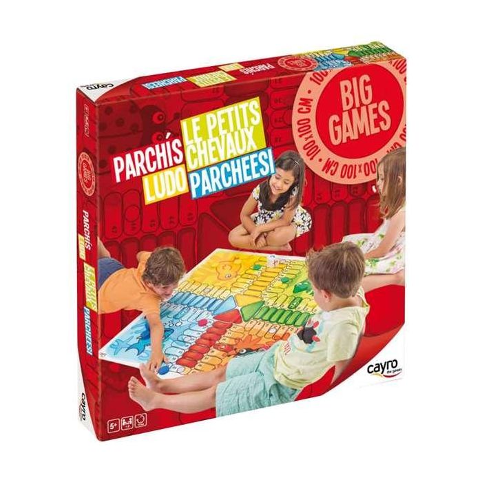 Juego parchis gigante suelo 100x100 cm Juego parchis gigante suelo 100x100 cm