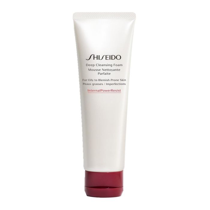 Shiseido DEFEND SKINCARE Deep Cleansing Foam Limpiador Facial Espumoso Piel Grasa Imperfecciones Purificante Matificante 125 ml
