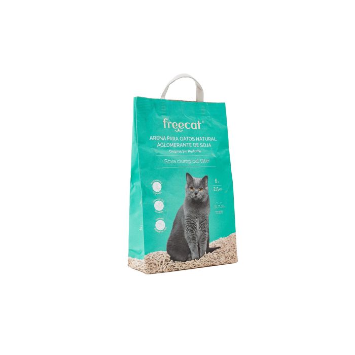 Freedog Arena Gatos Natural Aglomerante de Soja Original 6L Freedog Arena Gatos Natural Aglomerante de Soja Original 6L