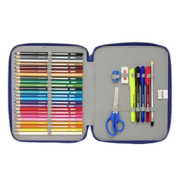 Plumier Escolar Safta Doble Grande 56 Piezas F.C. Barcelona 248x195x45 mm 2 Plumier Escolar Safta Doble Grande 56 Piezas F.C. Barcelona 248x195x45 mm 2
