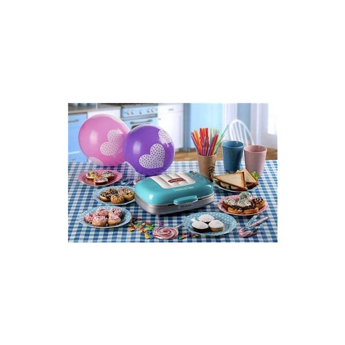 3 En 1 Sandwichera Donuts Y Cupcakes Party Time Azul ARIETE 1972/01 6