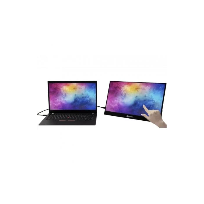 Verbatim PMT-14 Monitor Portátil Táctil 14" Full HD IPS USB-C Negro 1 Verbatim PMT-14 Monitor Portátil Táctil 14" Full HD IPS USB-C Negro 1