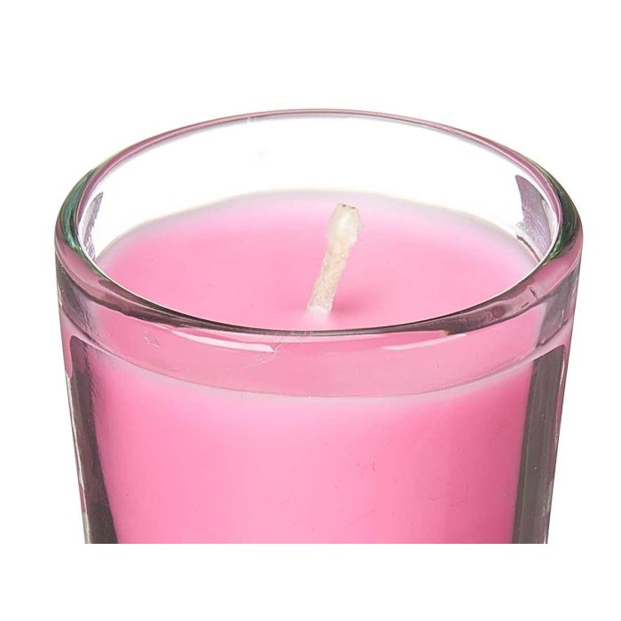 Set 6 Velas Vaso Vidrio Orquidea Acorde 16X6CM (12 Unidades) 3 Set 6 Velas Vaso Vidrio Orquidea Acorde 16X6CM (12 Unidades) 3