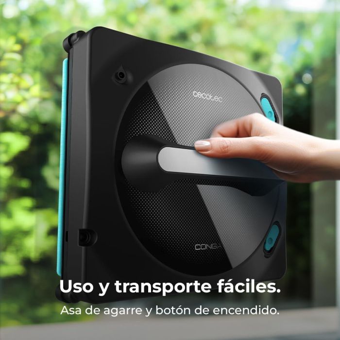 Cecotec Robot Limpiacristales Inteligente Windroid 1490, control remoto, 72W, doble spray 14