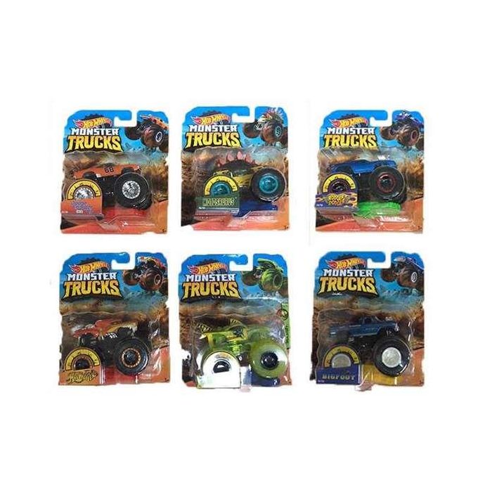 Mattel Coche Básico Monster Trucks Escala 1:64 - Modelos Surtidos