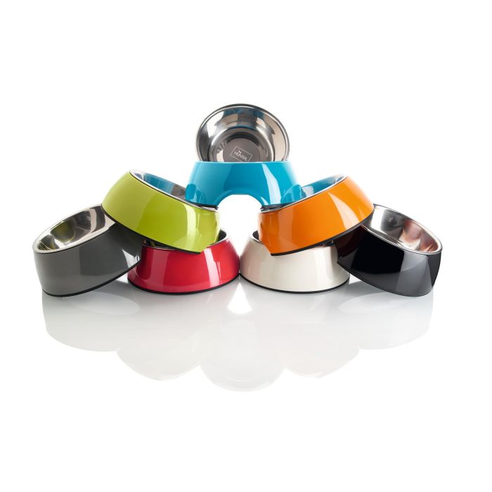 Hunter Comedero para Perros y Gatos de Melamina y Acero Inoxidable Extraíble 700 mL Negro con Base Antideslizante y Resistente 3 Hunter Comedero para Perros y Gatos de Melamina y Acero Inoxidable Extraíble 700 mL Negro con Base Antideslizante y Resistente 3