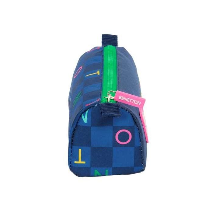 Bolso Escolar Portatodo Safta Benetton Damero 80x210x70 mm 2 Bolso Escolar Portatodo Safta Benetton Damero 80x210x70 mm 2