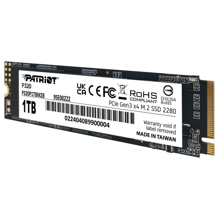 Patriot P320 1 TB M.2 NVMe PCIe 3.0 x4 2280 SSD 3