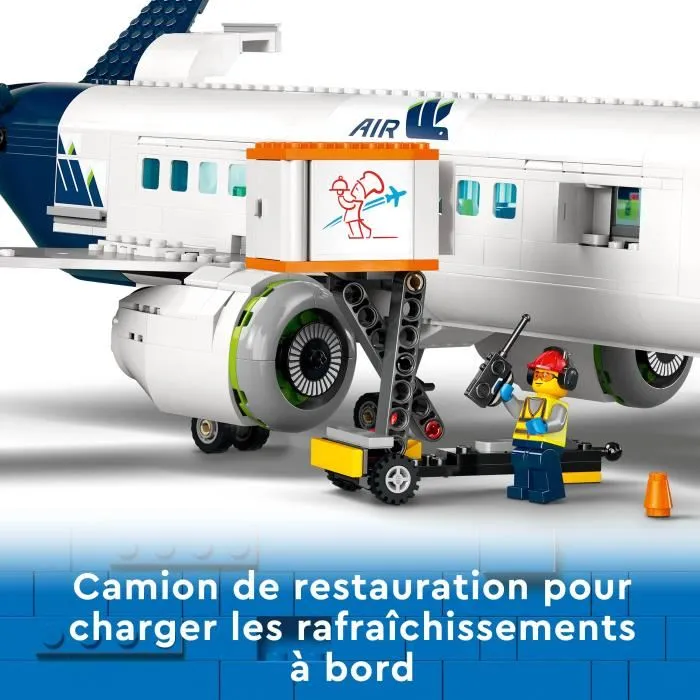 Lego 60367 Avión de Juguete con Autobús del Aeropuerto, Remolcador, Camión de Equipaje y 9 Minifiguras Set de Construcción 4 Lego 60367 Avión de Juguete con Autobús del Aeropuerto, Remolcador, Camión de Equipaje y 9 Minifiguras Set de Construcción 4