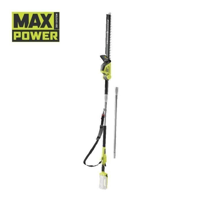 Cortasetos de altura de 36 V - cuchillas de 50 cm - distancia de 22 mm - tubo de extensión de 40 cm incluido - se vende sin batería ni cargador 1 Cortasetos de altura de 36 V - cuchillas de 50 cm - distancia de 22 mm - tubo de extensión de 40 cm incluido - se vende sin batería ni cargador 1