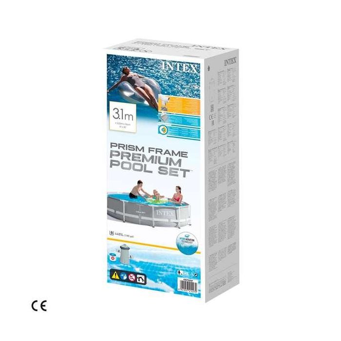 Piscina redonda desmontable prism frame con depuradora (capacidad 4485 litros) 305 x 76 cm 1 Piscina redonda desmontable prism frame con depuradora (capacidad 4485 litros) 305 x 76 cm 1