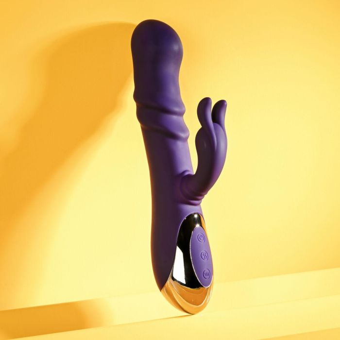 Vibrador Doble Estimulación Evolved Playboy Morado Púrpura 16 Vibrador Doble Estimulación Evolved Playboy Morado Púrpura 16