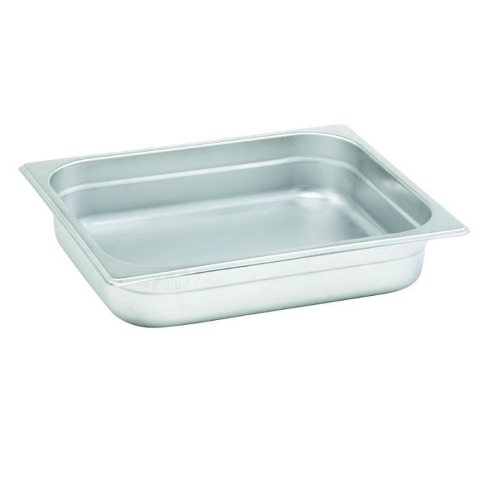 DBMARK - GNP23065 - Cubeta GN 2/3 de acero inoxidable. Tamaño 32,5 x 35,4 cm. Profundidad 6,5 cm. Capacidad 5,8 L - Venta 1 unidad