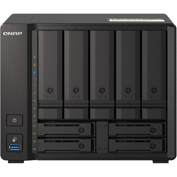 QNAP TS-H973AX-8G Servidor NAS Tower con Procesador AMD Ryzen V1500B, 8GB RAM, Soporte para HDD/SSD, 10GbE 0 QNAP TS-H973AX-8G Servidor NAS Tower con Procesador AMD Ryzen V1500B, 8GB RAM, Soporte para HDD/SSD, 10GbE 0