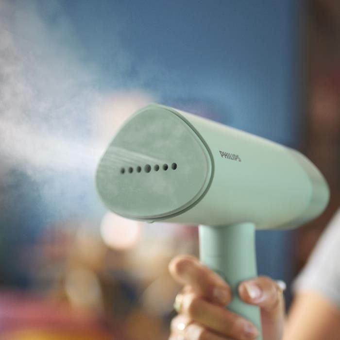 Vaporizador de mano PHILIPS Serie 3000 STH3010/70, 1000W, Salida de vapor 20 g/min, Listo para usar en 30 segundos 3 Vaporizador de mano PHILIPS Serie 3000 STH3010/70, 1000W, Salida de vapor 20 g/min, Listo para usar en 30 segundos 3