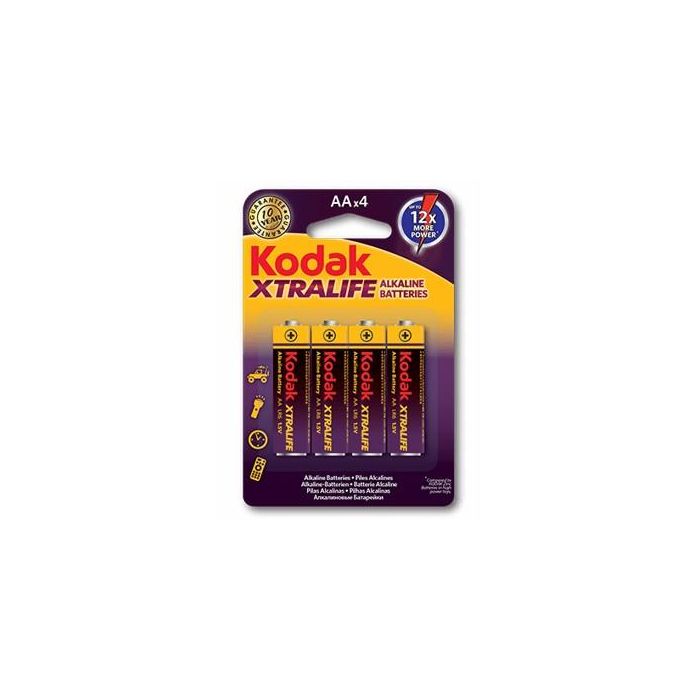 Kodak Pilas Alcalinas Extralife 4Ud LR06 AA Blister
