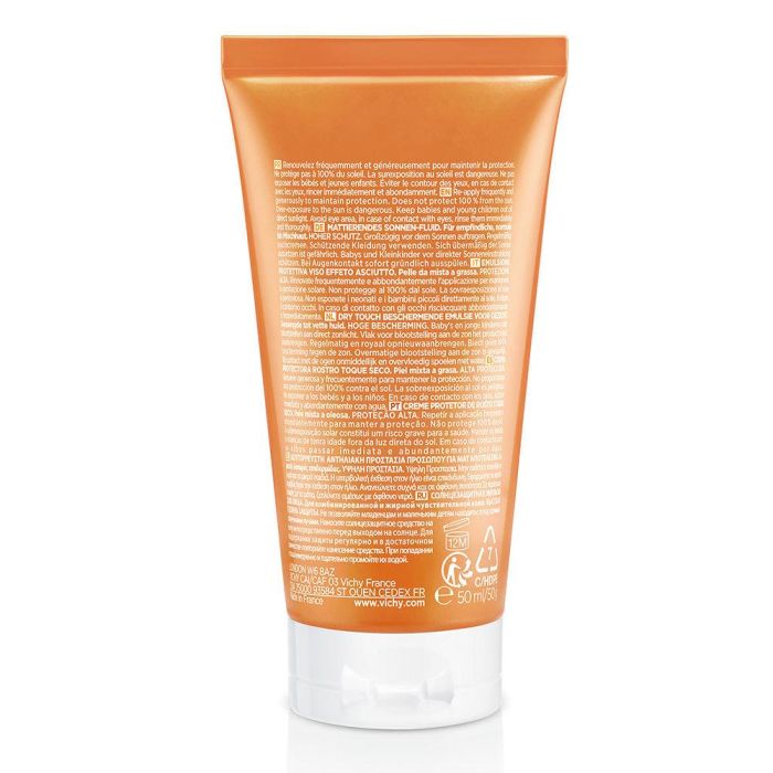 Vichy Capital Soleil Émulsion Protectrice Visage Spf50 50 mL Protector Solar Facial 1