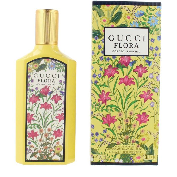 Gucci FLORA Gorgeous Orchid Eau de Parfum 100 ml - Fragancia Gourmand Floral Ozónica para Mujer