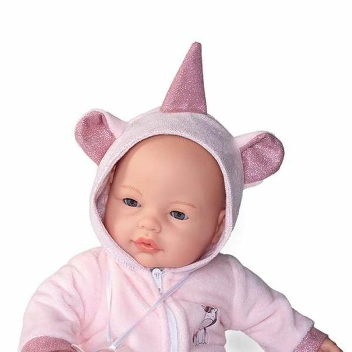 Muñeca bimba llorona con disfraz de unicornio , cuerpo de tela 37 cm 1 Muñeca bimba llorona con disfraz de unicornio , cuerpo de tela 37 cm 1