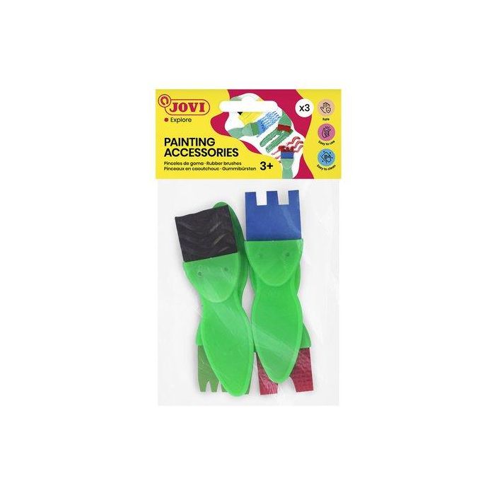 Pincel De Goma Jovi Grande Juego De 4