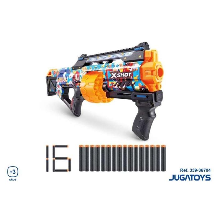 Pistola x-shot sonic skins last stand con 16 dardos 60x30 cm - modelos surtidos 1 Pistola x-shot sonic skins last stand con 16 dardos 60x30 cm - modelos surtidos 1
