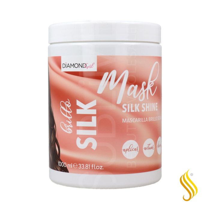 Diamond Girl Silk Shine Mascarilla Tratamiento Brillo Sedoso Suavidad Extrema Cabello Apagado Seco Encrespado 1000 ml Diamond Girl Silk Shine Mascarilla Tratamiento Brillo Sedoso Suavidad Extrema Cabello Apagado Seco Encrespado 1000 ml