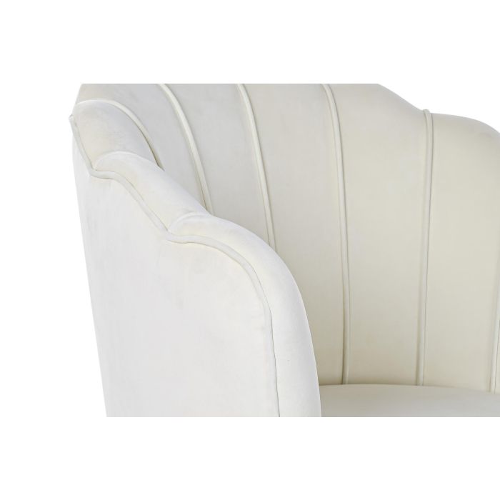 Sillon Glam DKD Home Decor Crema 75 x 86 x 80 cm 2 Sillon Glam DKD Home Decor Crema 75 x 86 x 80 cm 2
