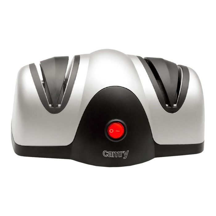 Camry CR 4469 Afilador de Cuchillos Eléctrico 60W con Sistema de Afilado y Pulido de Dos Pasos, Guía Precisa para un Afilado Perfecto 0 Camry CR 4469 Afilador de Cuchillos Eléctrico 60W con Sistema de Afilado y Pulido de Dos Pasos, Guía Precisa para un Afilado Perfecto 0