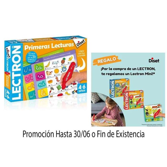 Diset Lectron Lápiz Primeras Lecturas Educativo para Niños 4+ años con Sonidos y Luces 3