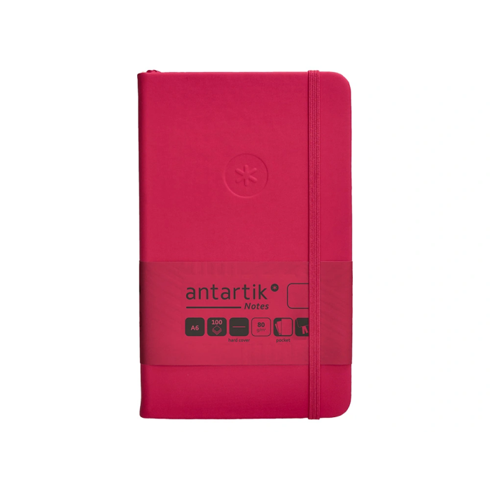 Antartik Cuaderno A6 Tapa Dura Hojas Lisas Burdeos 100 Hojas 80gr FSC 1