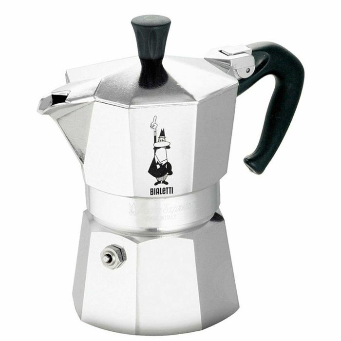 Bialetti Moka Express Cafetera Italiana de Aluminio 3 Tazas 18