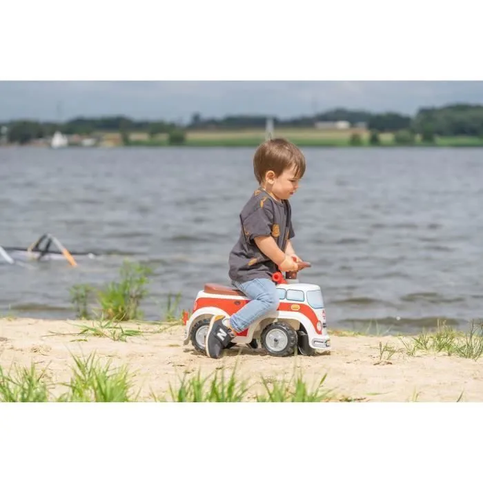 Falk Portaequipajes Monovolumen Vintage con Asiento Abatible y Volante Direccional con Bocina para Bebé 5