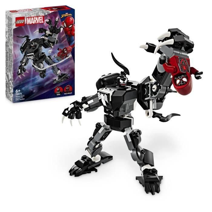 LEGO 76276 Marvel Armadura robótica de Venom contra Miles Morales, juguete de construcción con minifiguras 0 LEGO 76276 Marvel Armadura robótica de Venom contra Miles Morales, juguete de construcción con minifiguras 0