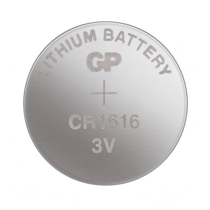 GP Lithium Cell Battery CR1616 1-pack para Calculadoras, Juguetes y Dispositivos Electrónicos Pequeños