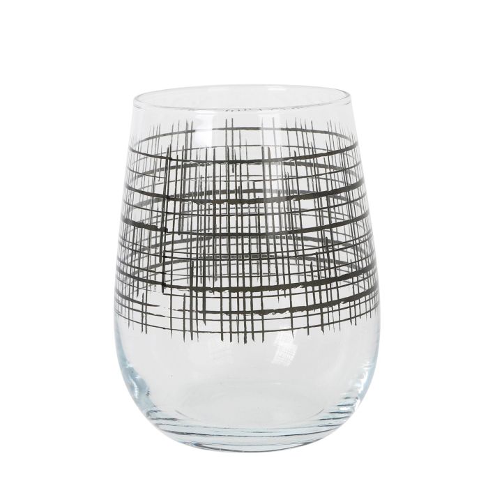 Set de 4 Vasos Gaia 475 cc Blanco Líneas - LAV (6 Cajas) 6 Set de 4 Vasos Gaia 475 cc Blanco Líneas - LAV (6 Cajas) 6
