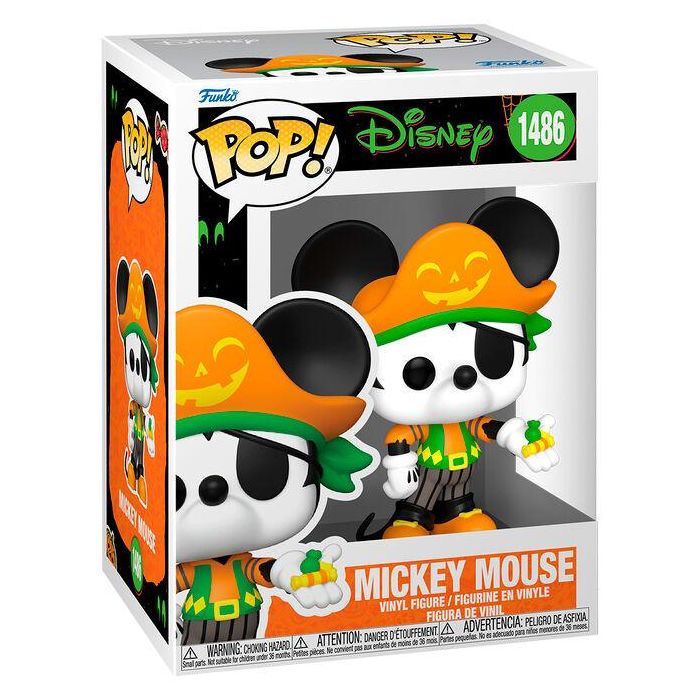 Funko Pop Disney Mickey Mouse Halloween Pirata - Figura de Vinilo de 9 cm con Caja Original 0 Funko Pop Disney Mickey Mouse Halloween Pirata - Figura de Vinilo de 9 cm con Caja Original 0