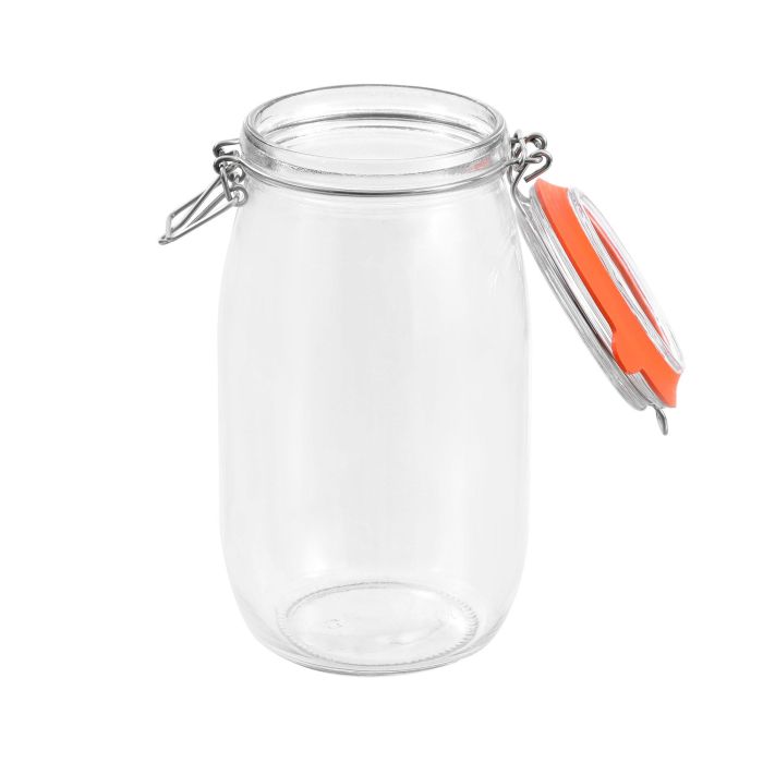 Tarro Hermético de Vidrio con Cierre Clip 1500 ml - La Mediterranea (12 Unidades) 9 Tarro Hermético de Vidrio con Cierre Clip 1500 ml - La Mediterranea (12 Unidades) 9